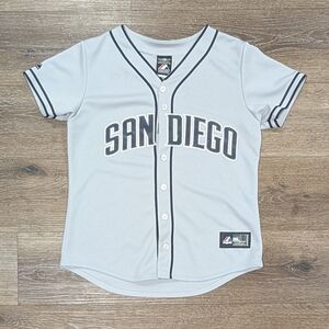 Majestic San Diego Padres women's baseball jersey